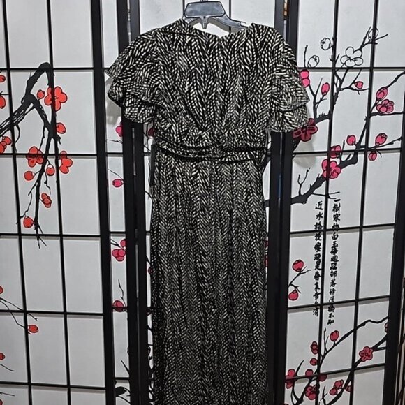 House of Harlow 1960 x Revolve Zebra Print Maxi Dress Size XS New - Picture 11 of 12